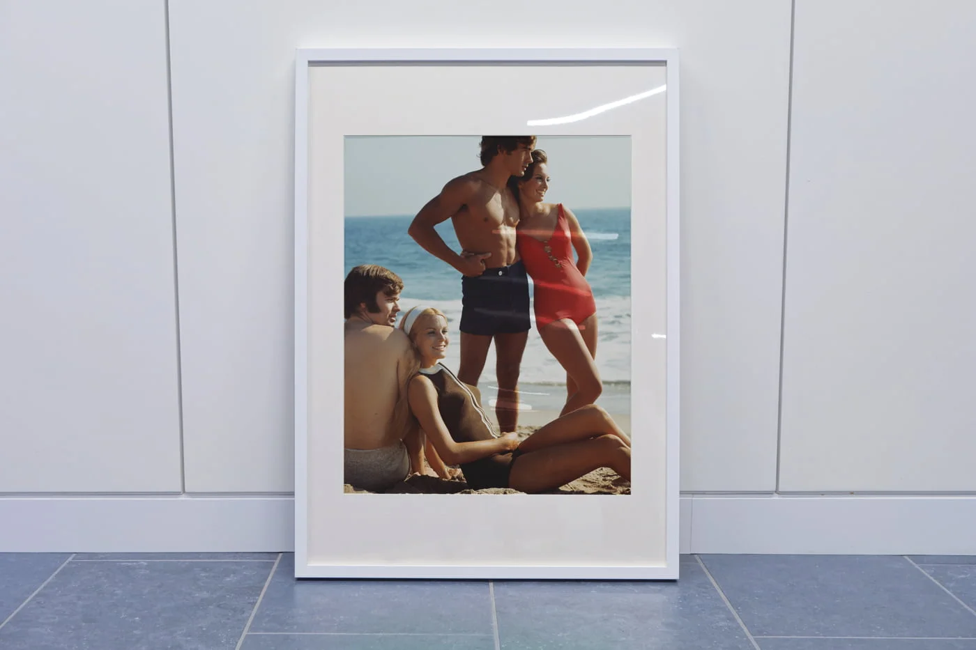 Marina Grille framed friends beach photo