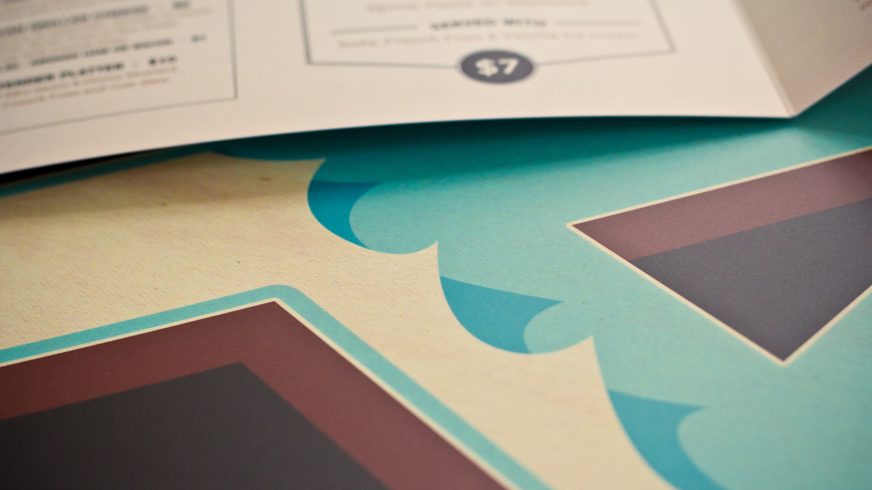 Bar A Menu Design