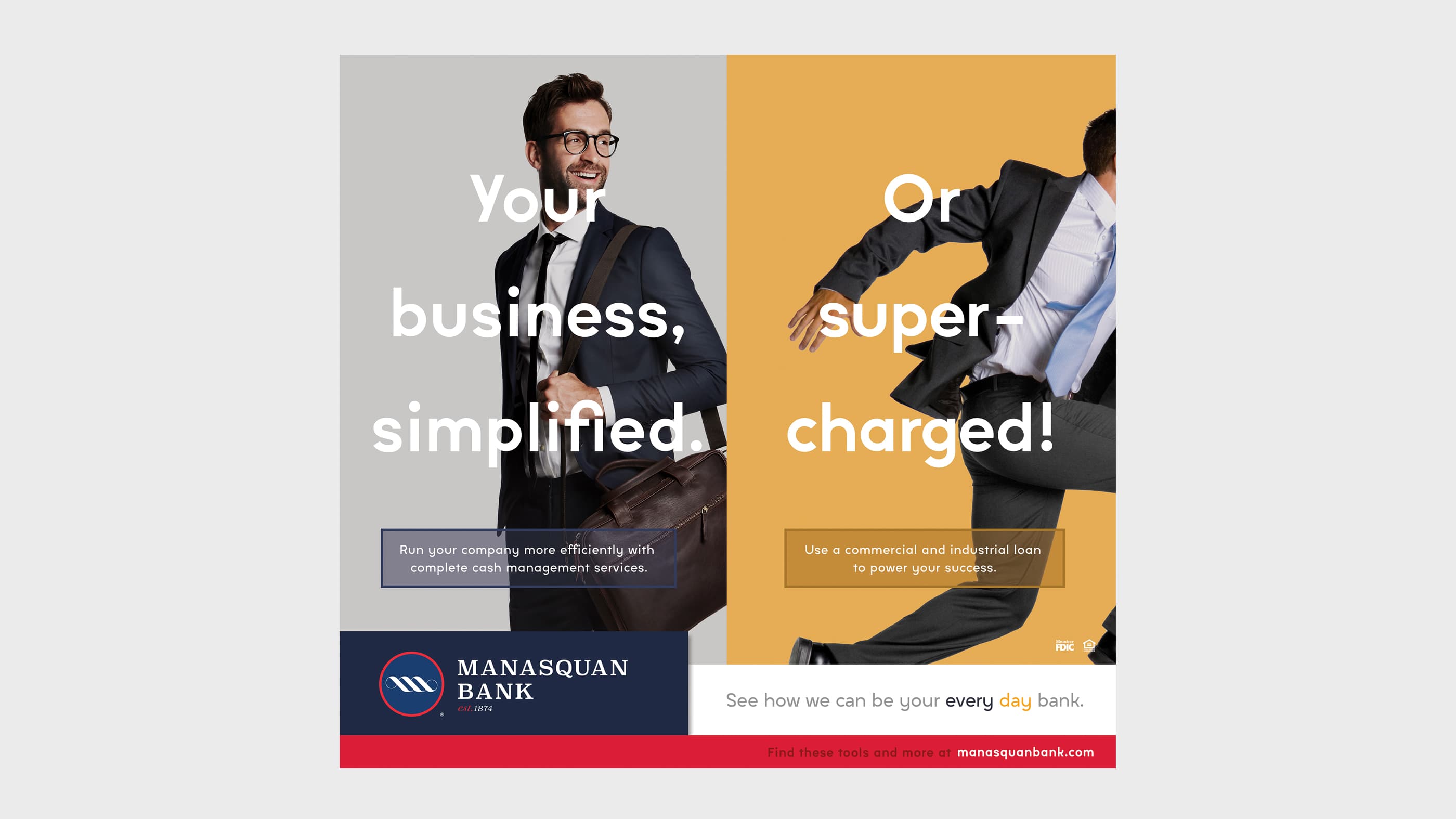 Manasquan Bank Cross Sell Print Advertising