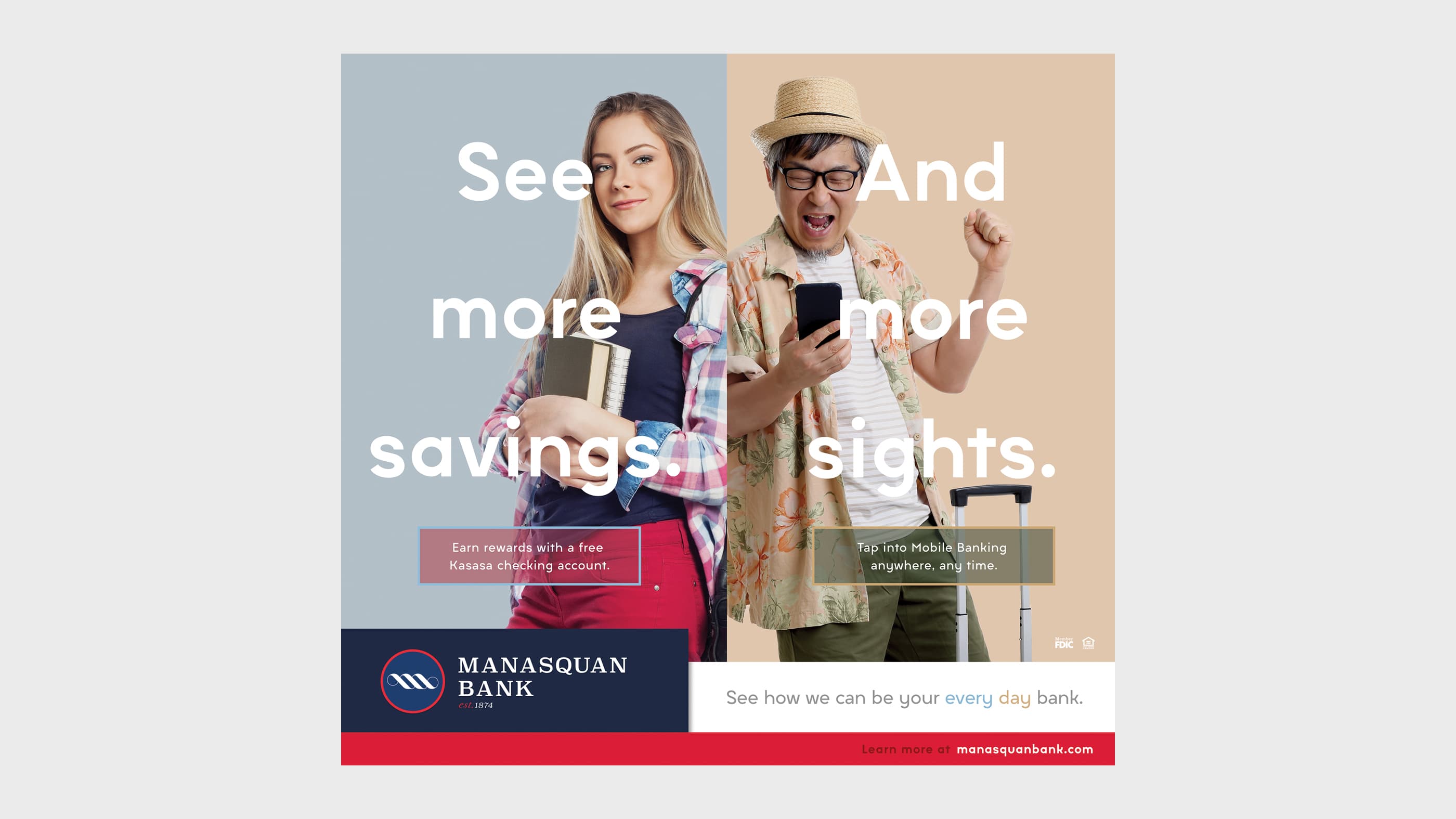 Manasquan Bank Cross Sell Print Advertising