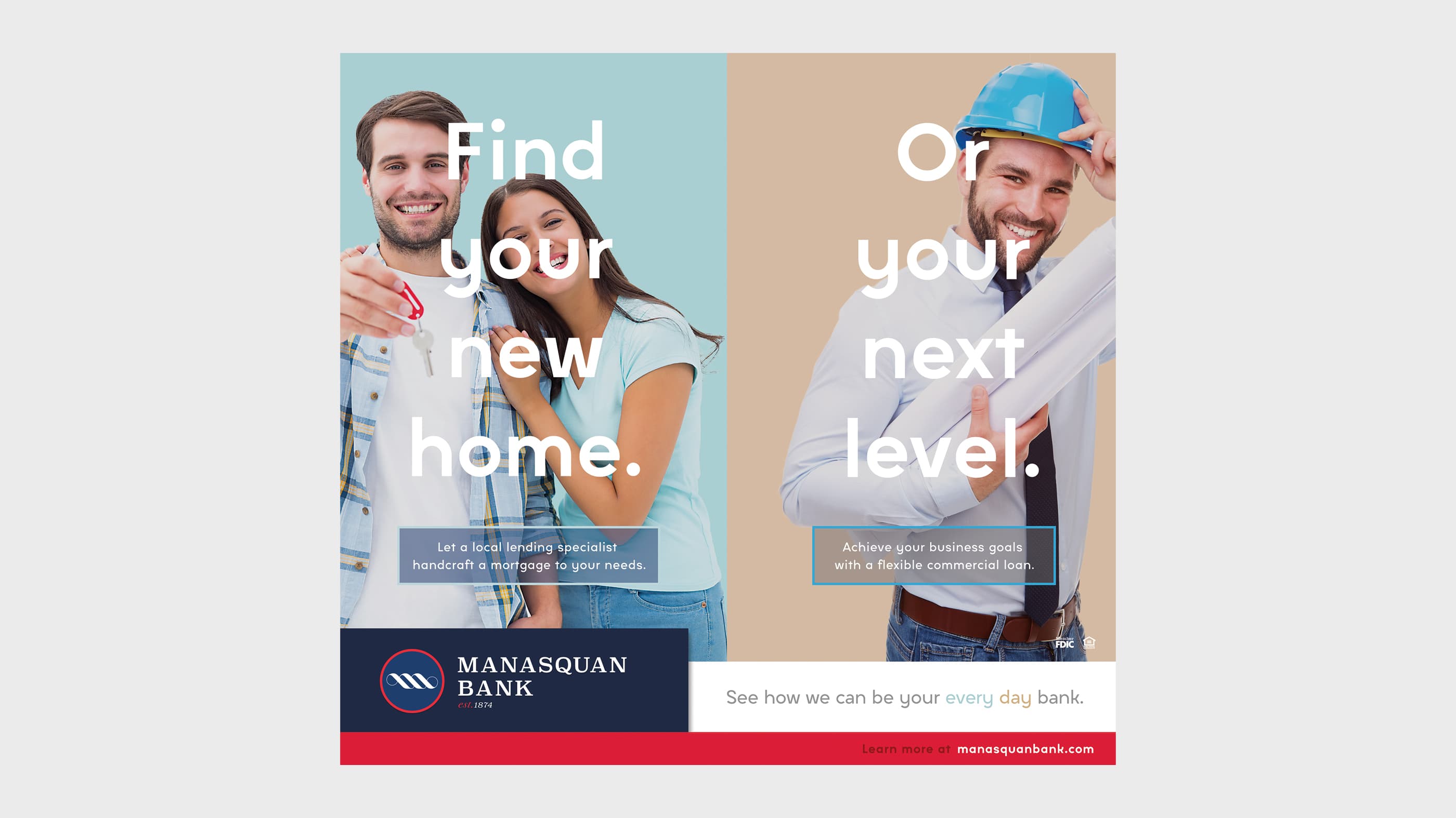 Manasquan Bank Cross Sell Print Advertising