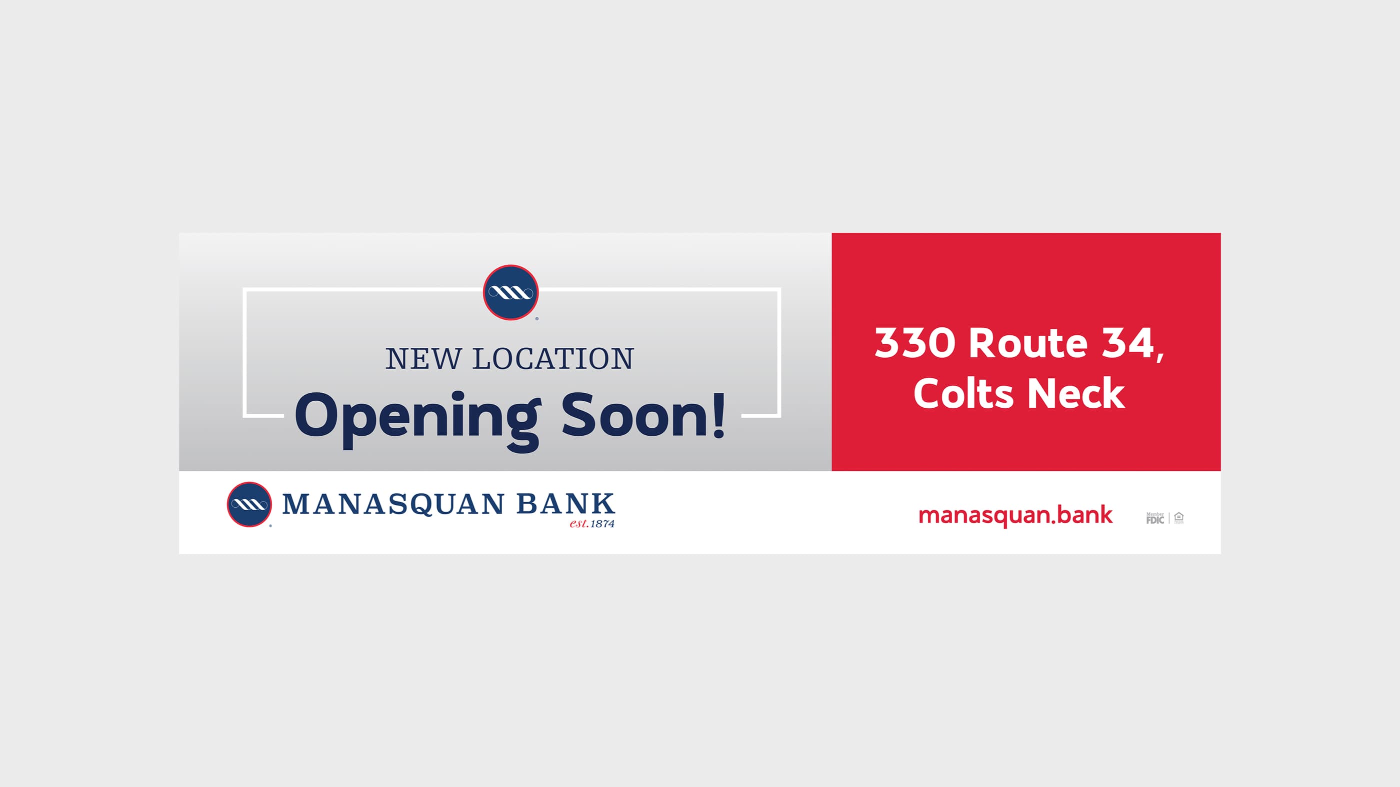 Manasquan Bank Billboard Opening Soon
