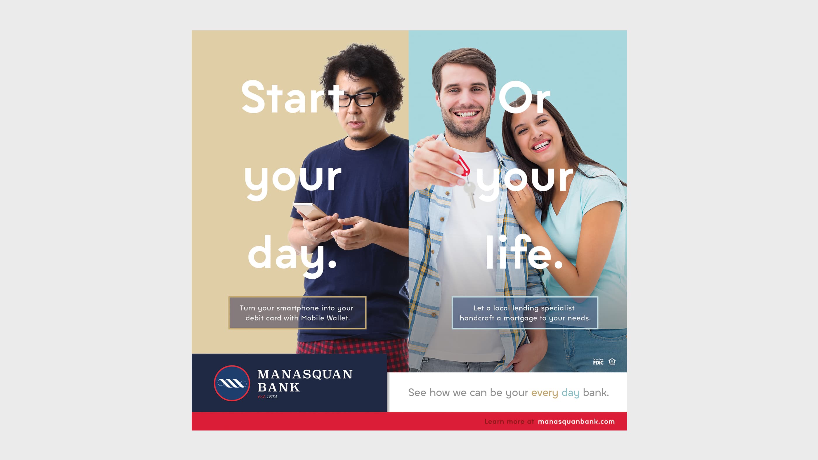 Manasquan Bank Cross Sell Print Advertising