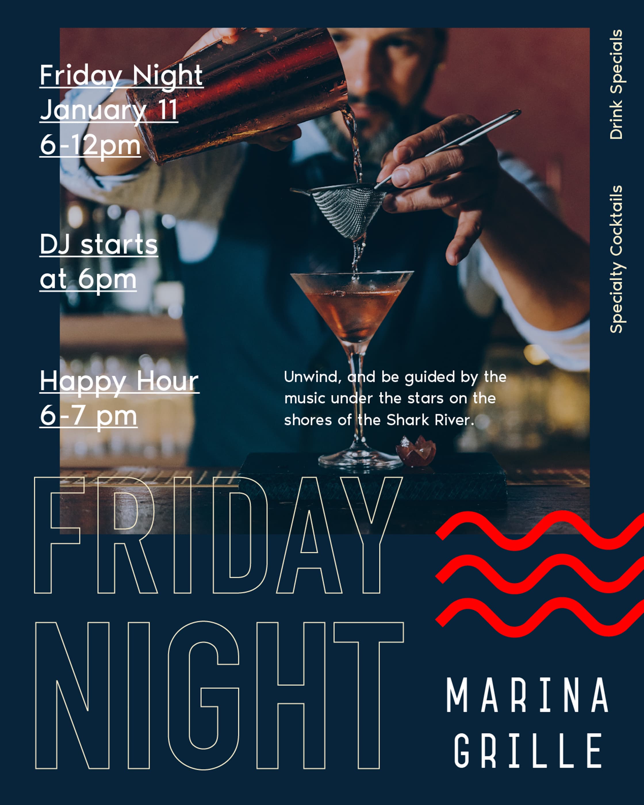 Marina Grille Nights Ad