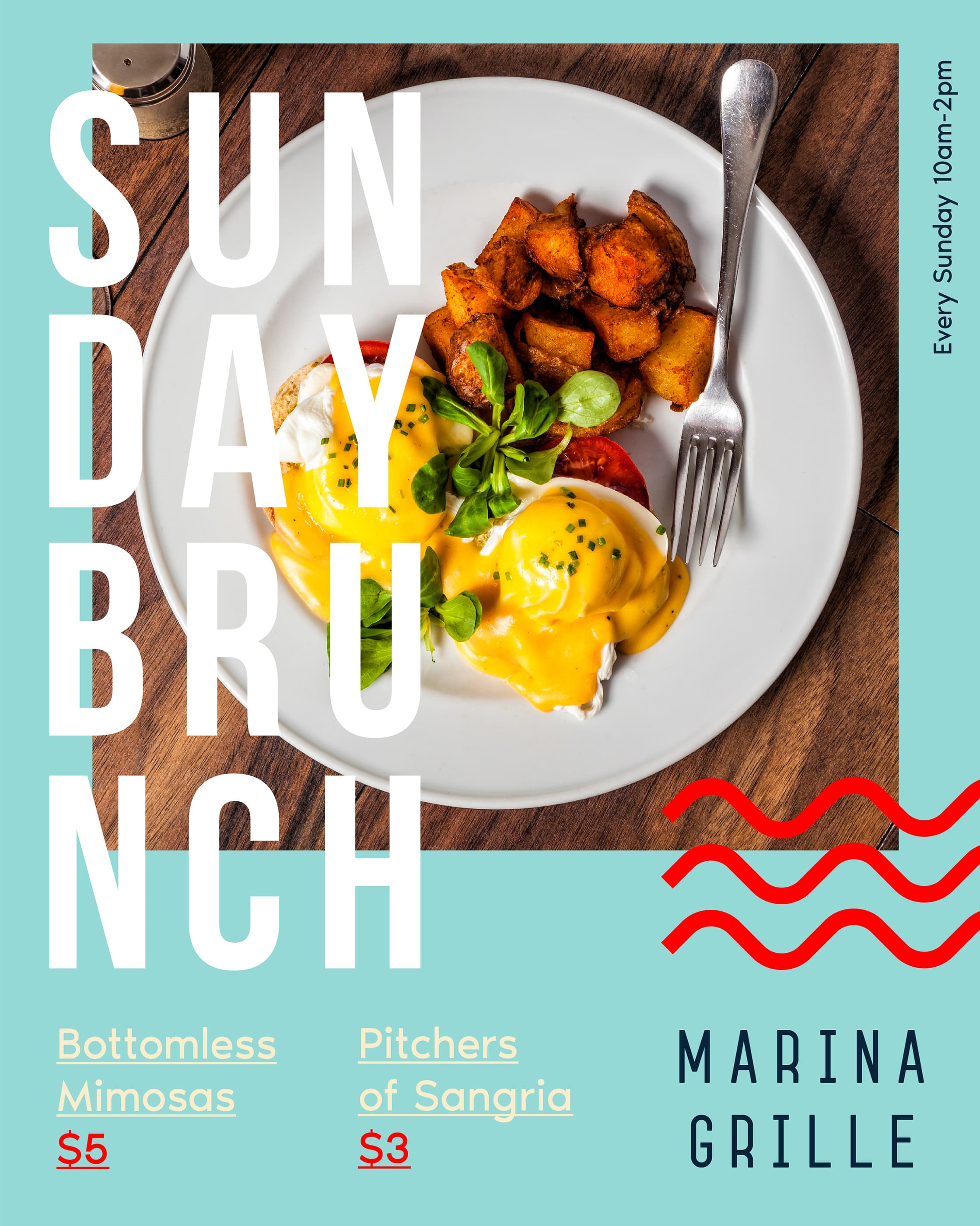 Marina Grille Sunday Brunch Ad