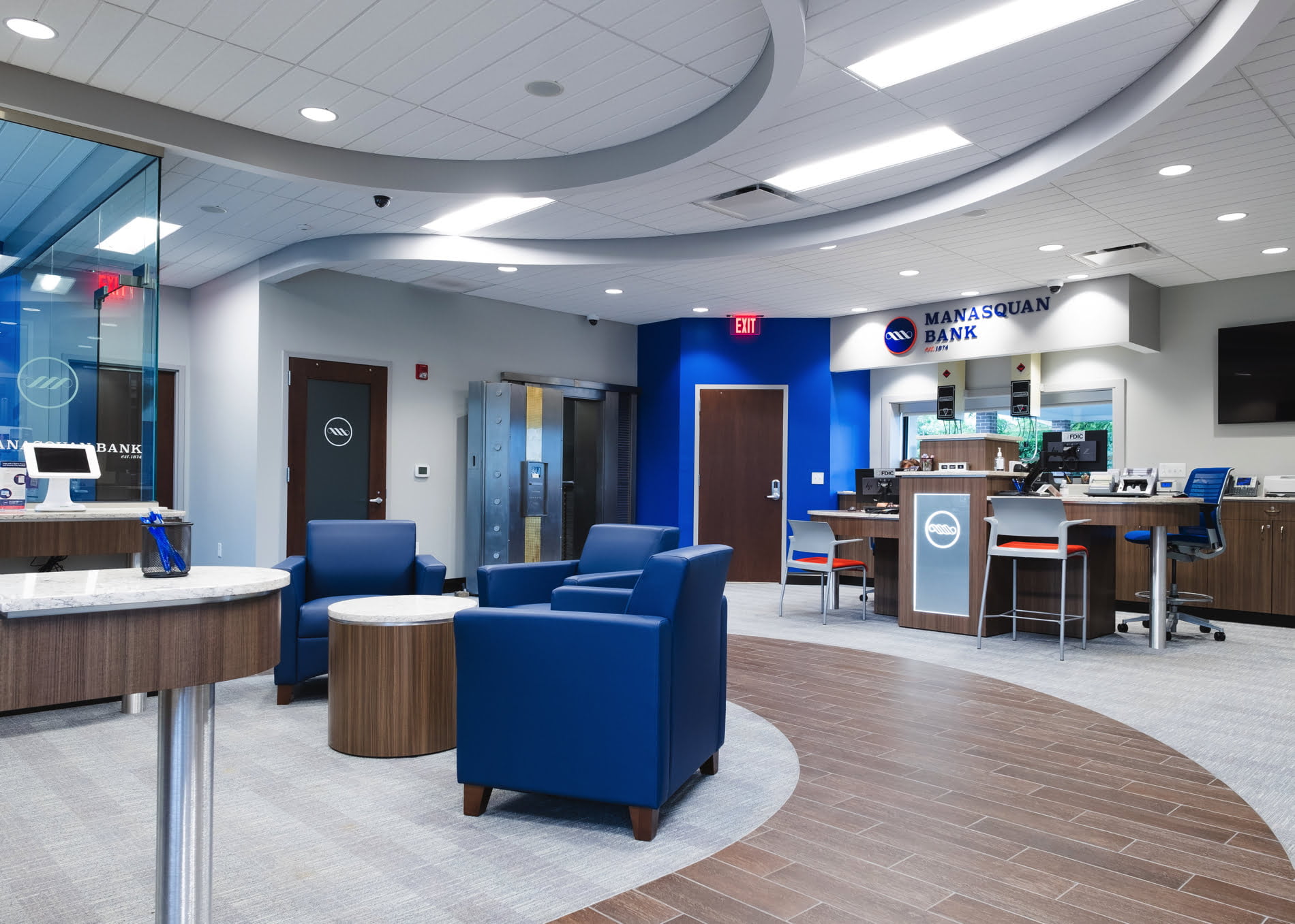 Manasquan Bank Interior office