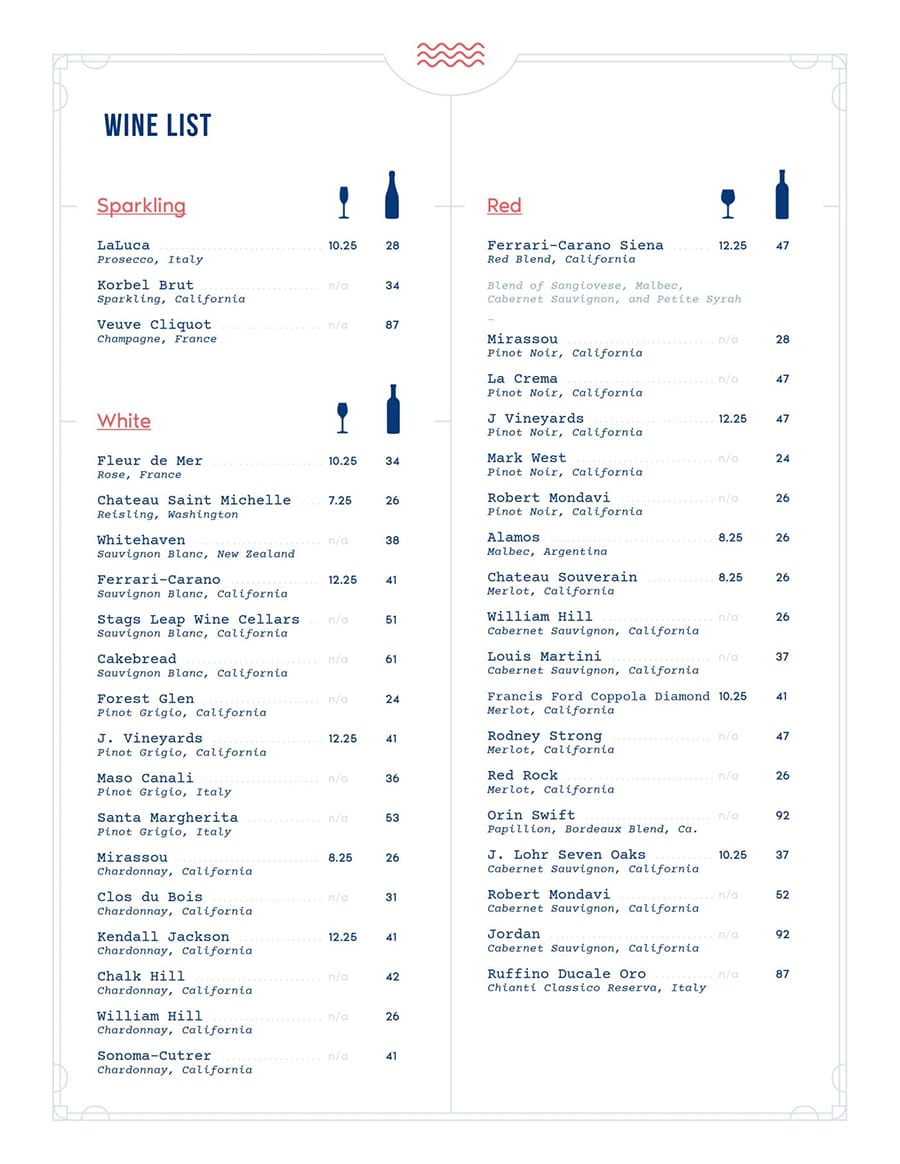 Marina Grille Brand Development