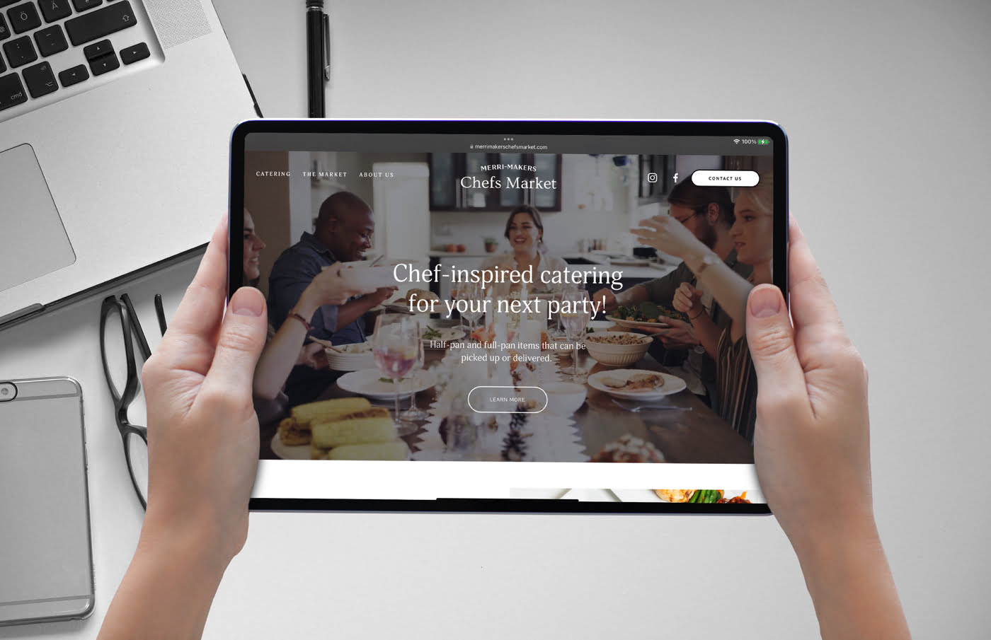 Chefs Market Website Thumbnail