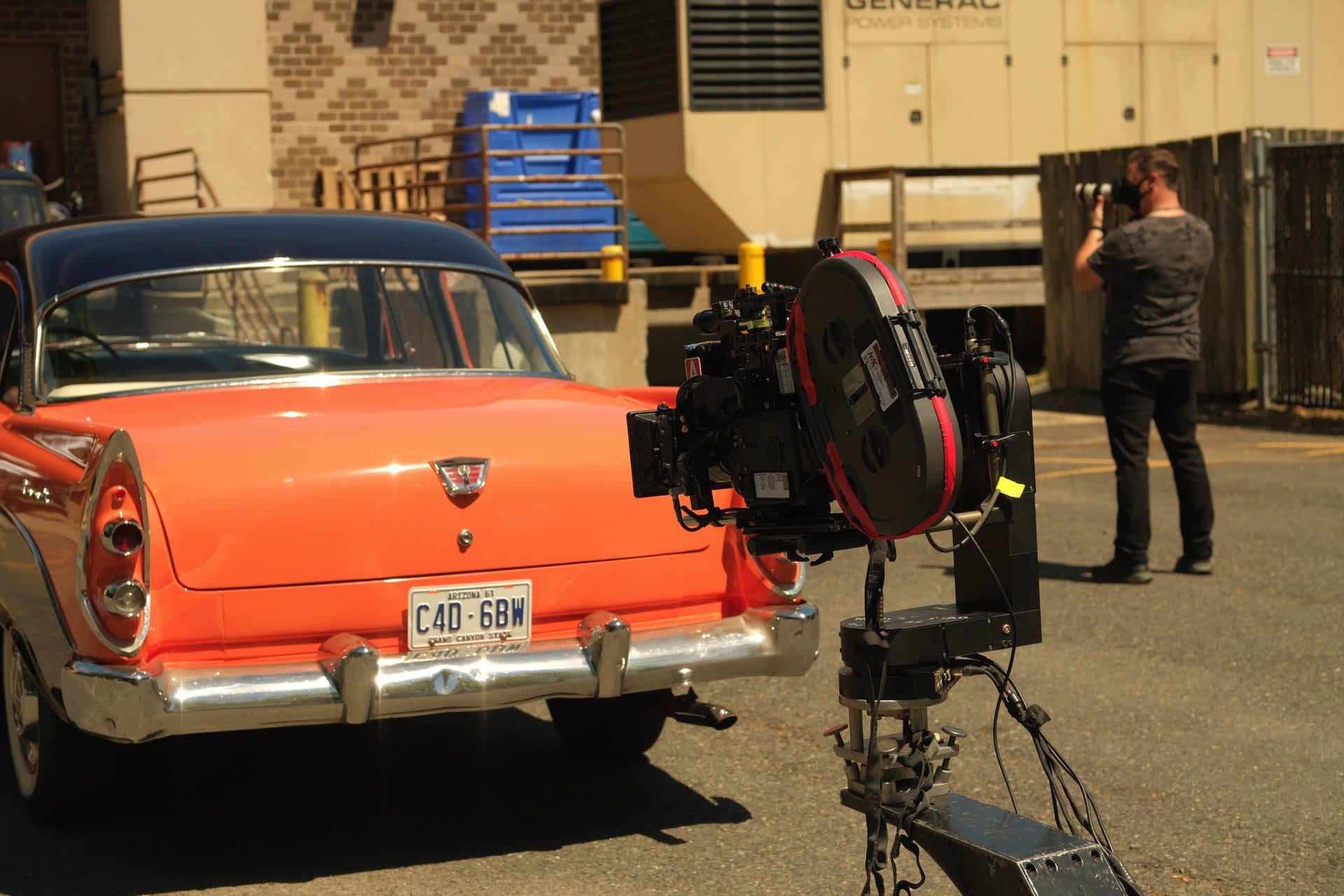 Miranda's Victim Behind the scenes car