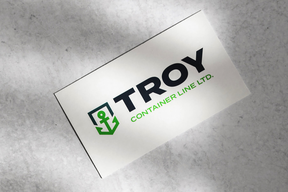 Troy ContainerLine Business Card Front
