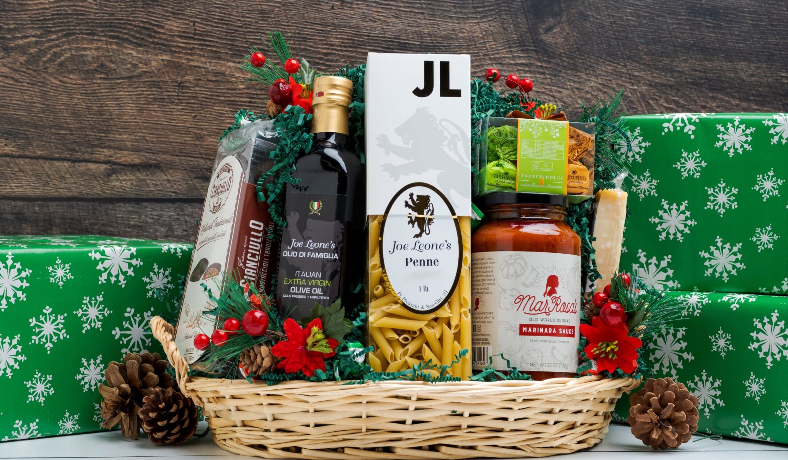 Joe Leone's gift box contents