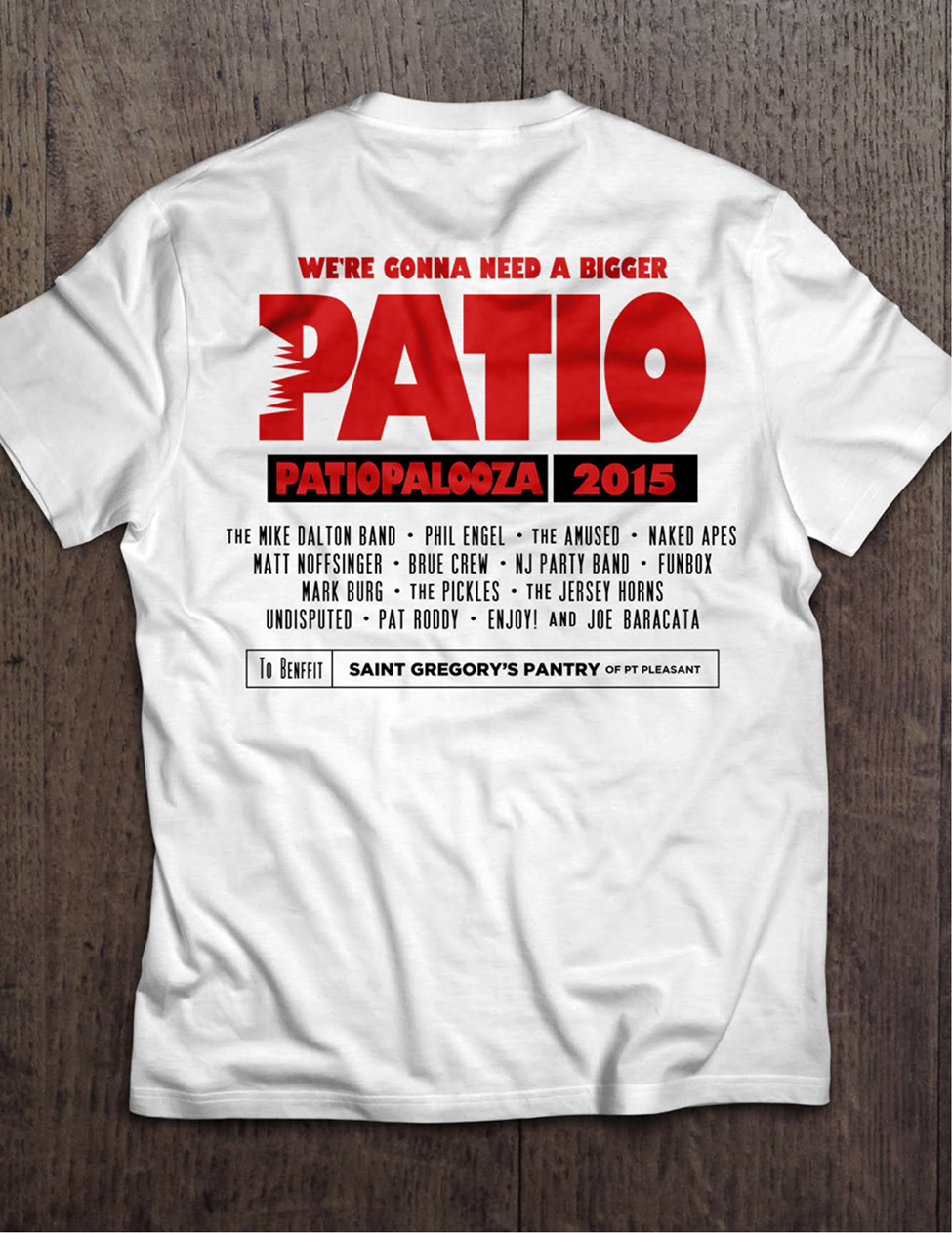 Patio Palooza White Tee
