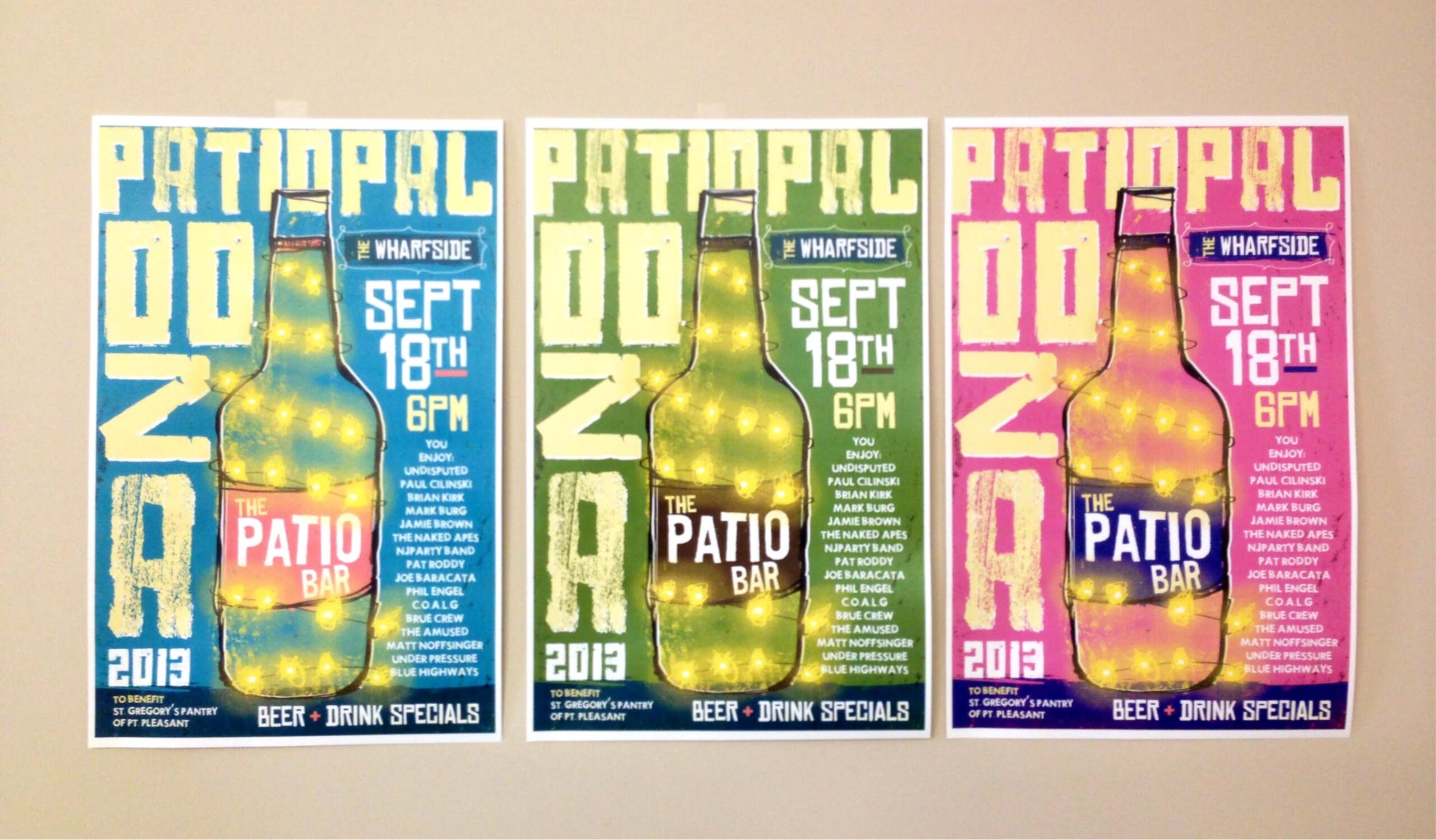 2013 Patio Palooza Poster Series