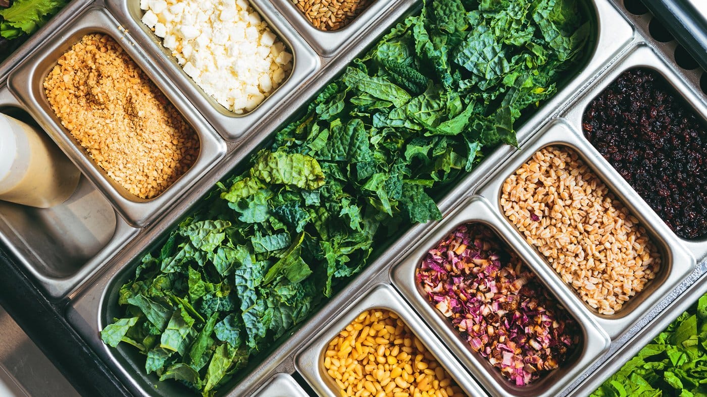 Farmly bespoke salad bar