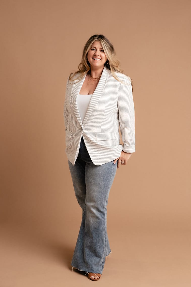 Woman with a blazer
