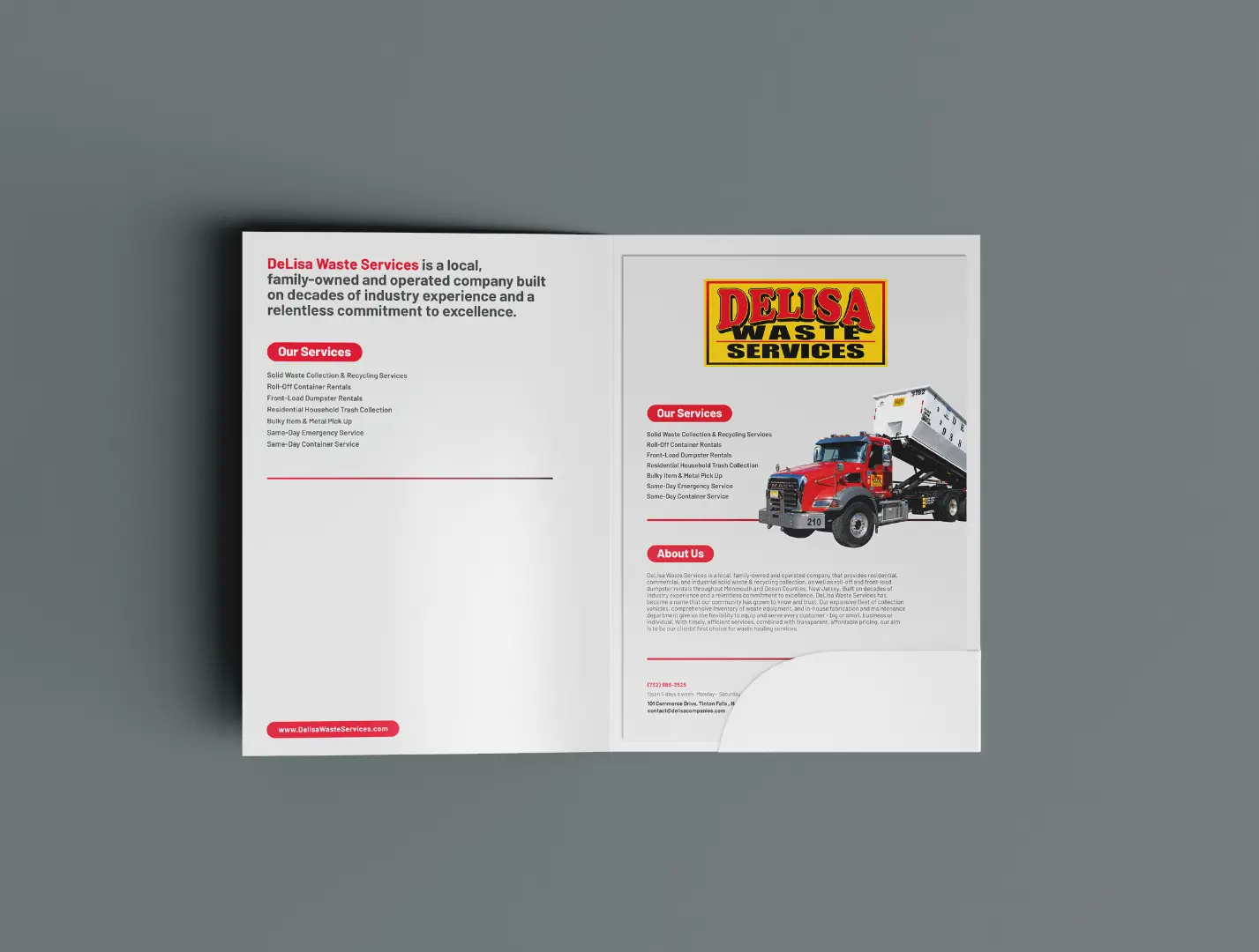 DeLisa Waste Services Printed Materials