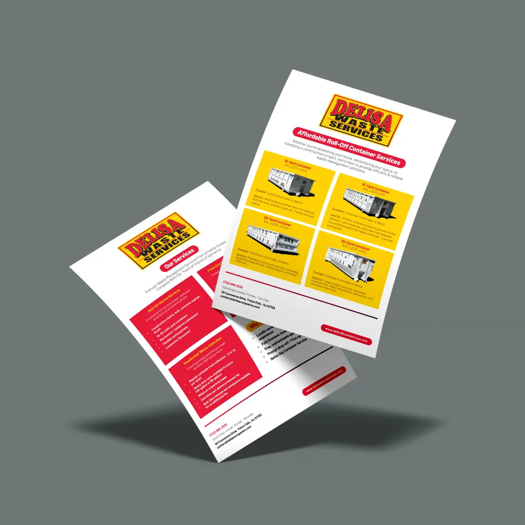 DeLisa Waste Services Printed Materials