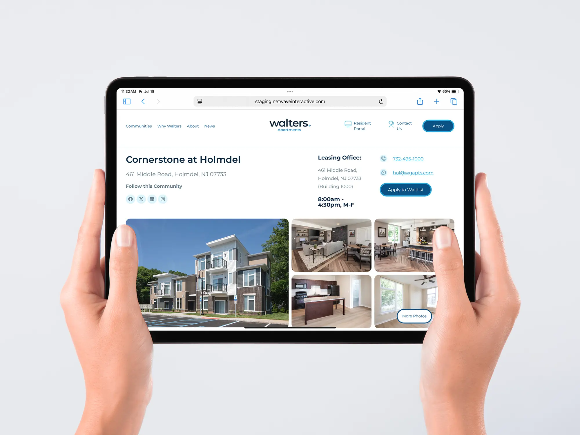 Walters Apartments - Website