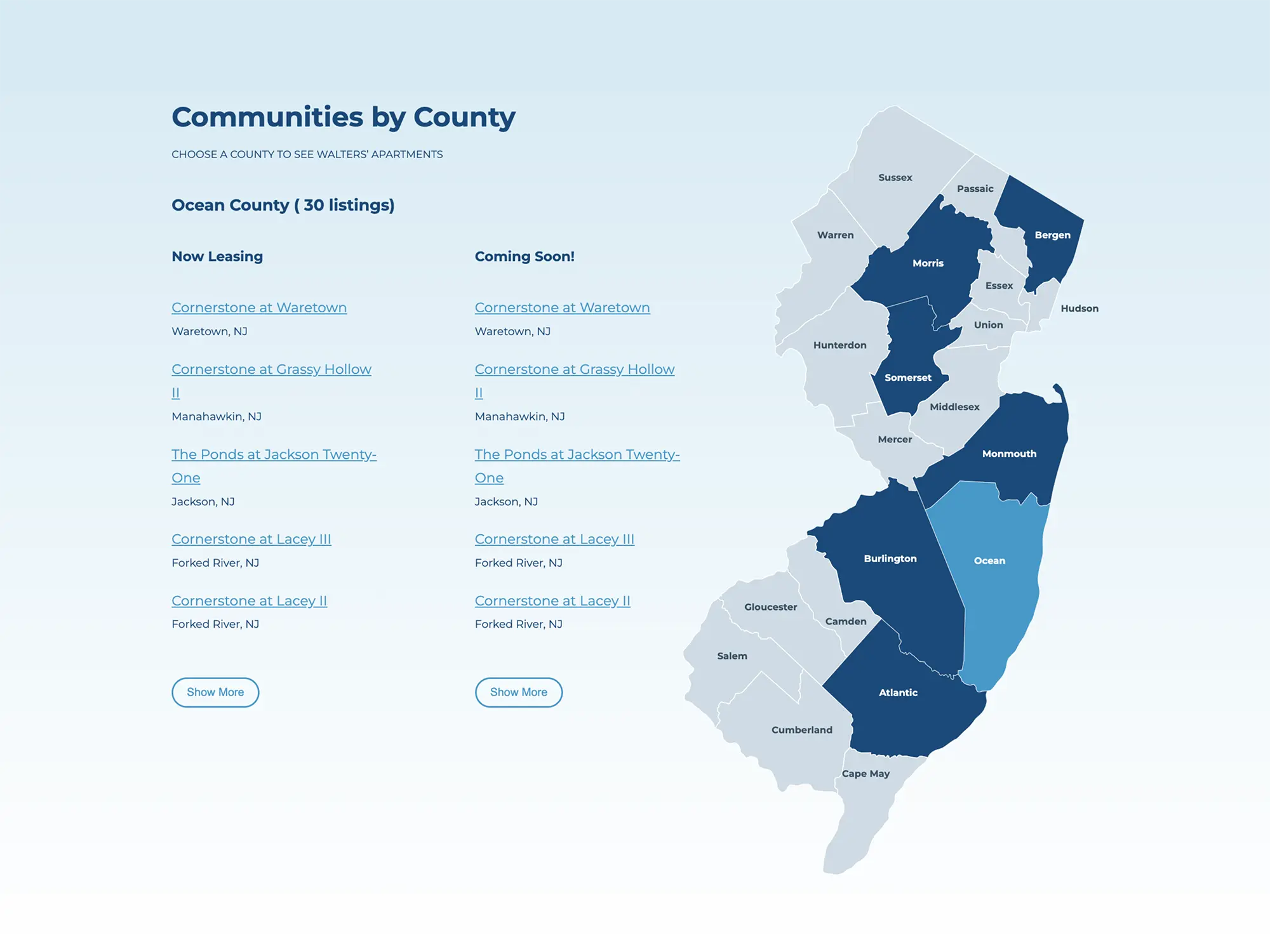 Walters Apartments - Website